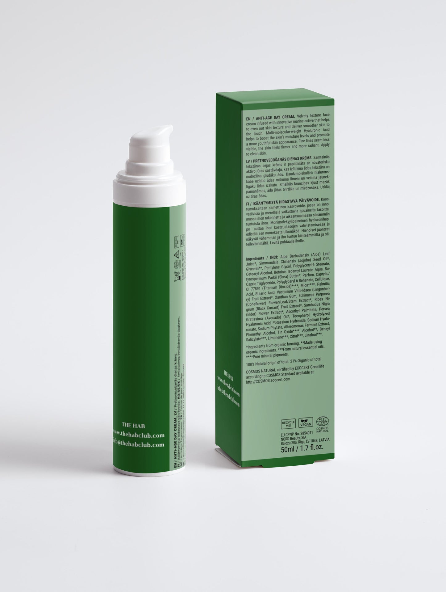 The HAB Anti-Age Dagcream Achterkant