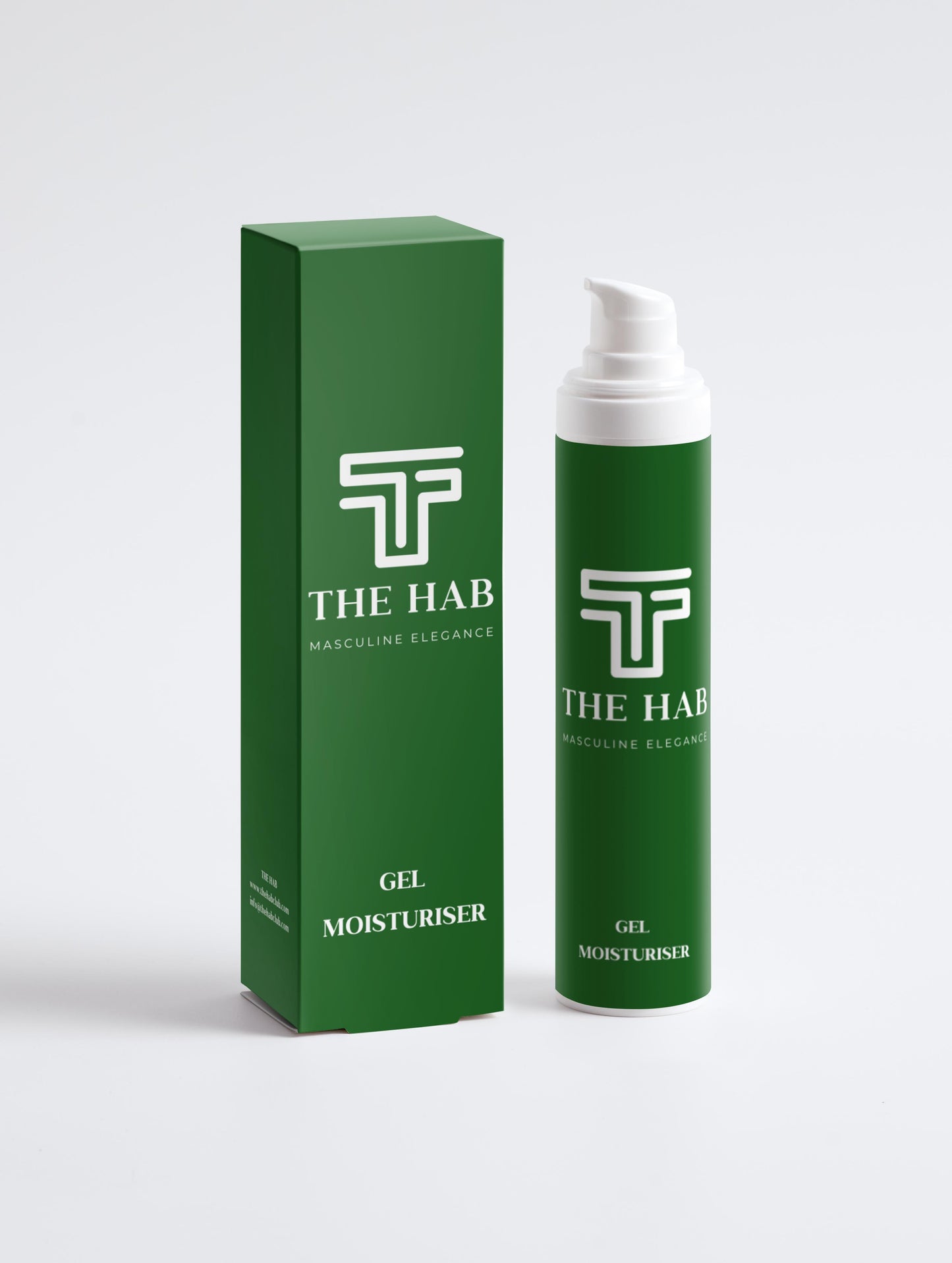 The HAB Gel Moisturiser Front with Box