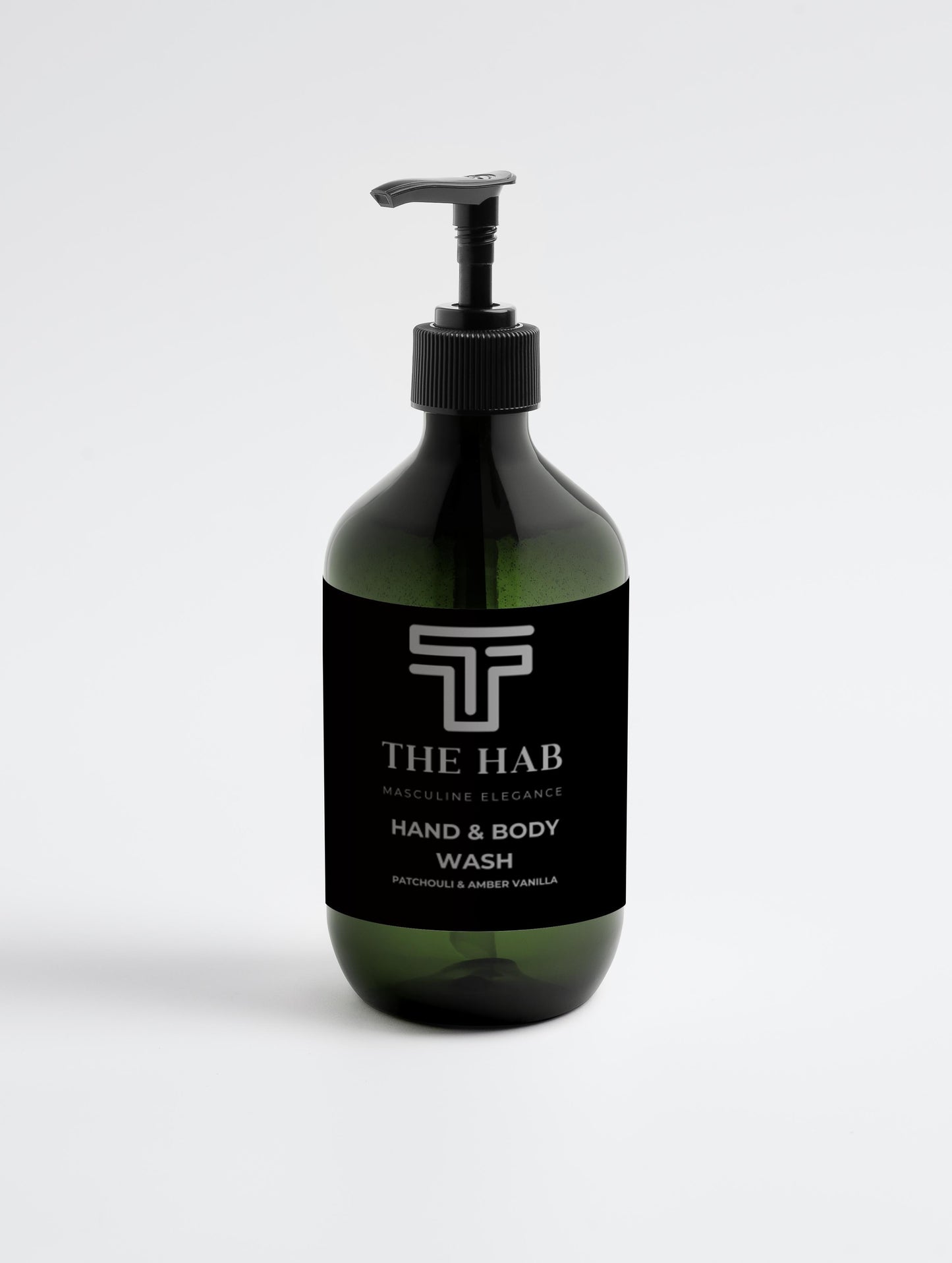 Frong of The HAB Hand and Body wash Amber vanilla